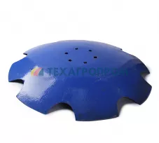 349 0466  Диск бороны зубчатый D=620x6 mm (6 отв), Lemken